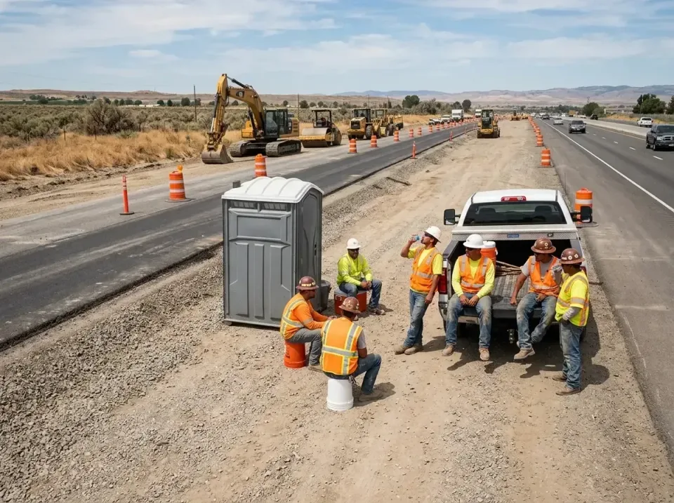 highway-road-construction-crew-007 — frequently asked questions, Porta Potty and Restroom Rentals in Hollister, CA